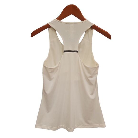 Adidas White Climachill Racerback Tank with Built in Bra S 8-10 - Picture 3 of 12